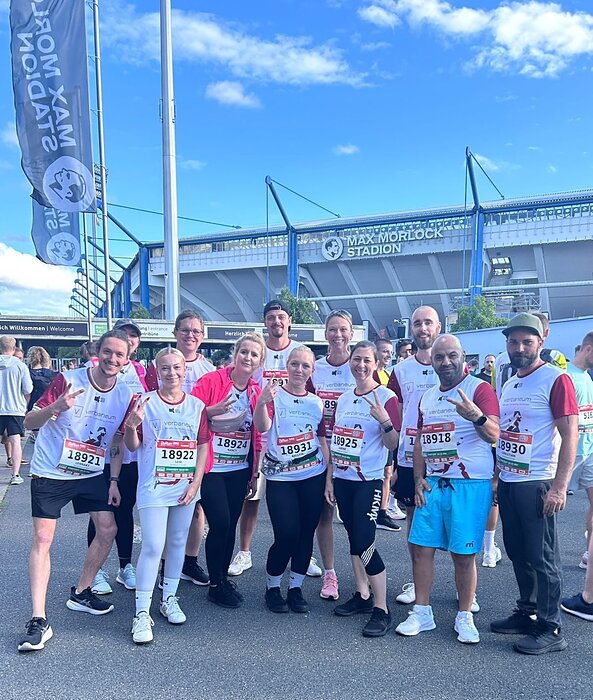 Unsere Crew läuft für einen guten Zweck beim B2Run 2025
